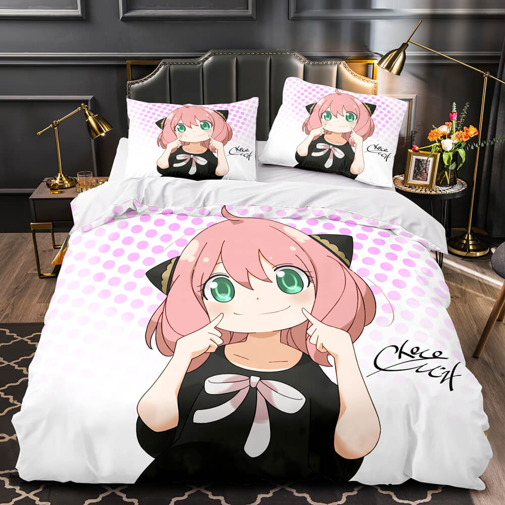 SPY×FAMILY Anya Forger Bedding Set Quilt Cover Without Filler (Online Order Only)