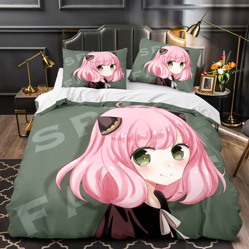 SPY×FAMILY Anya Forger Bedding Set Quilt Cover Without Filler (Online Order Only)