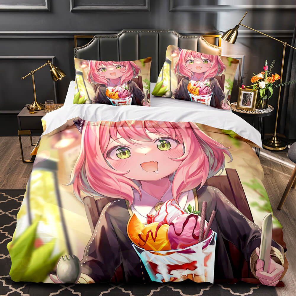 SPY×FAMILY Anya Forger Bedding Set Quilt Cover Without Filler (Online Order Only)