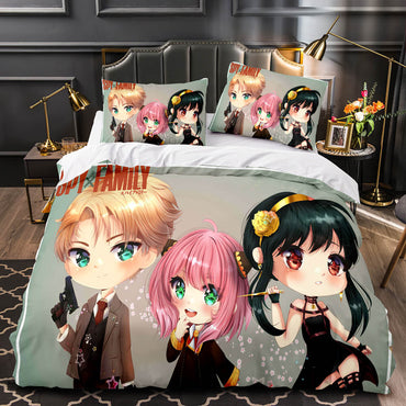 SPY×FAMILY Bedding Set Cosplay Quilt Cover Without Filler (Online Order Only)