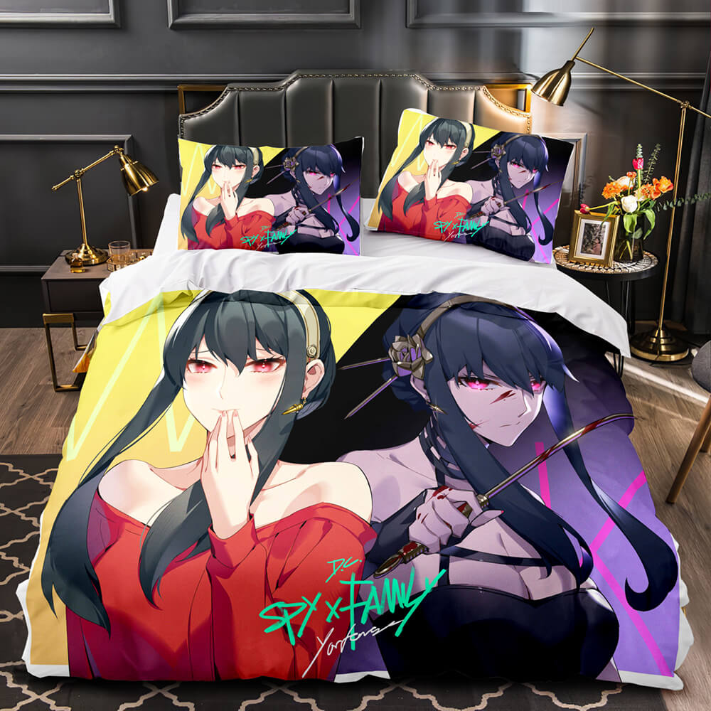 Anime SPY×FAMILY Bedding Set Quilt Cover Room Decoration (Online Order Only)