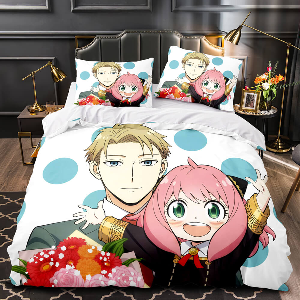Anime SPY×FAMILY Bedding Set Kids Quilt Cover Without Filler (Online Order Only)