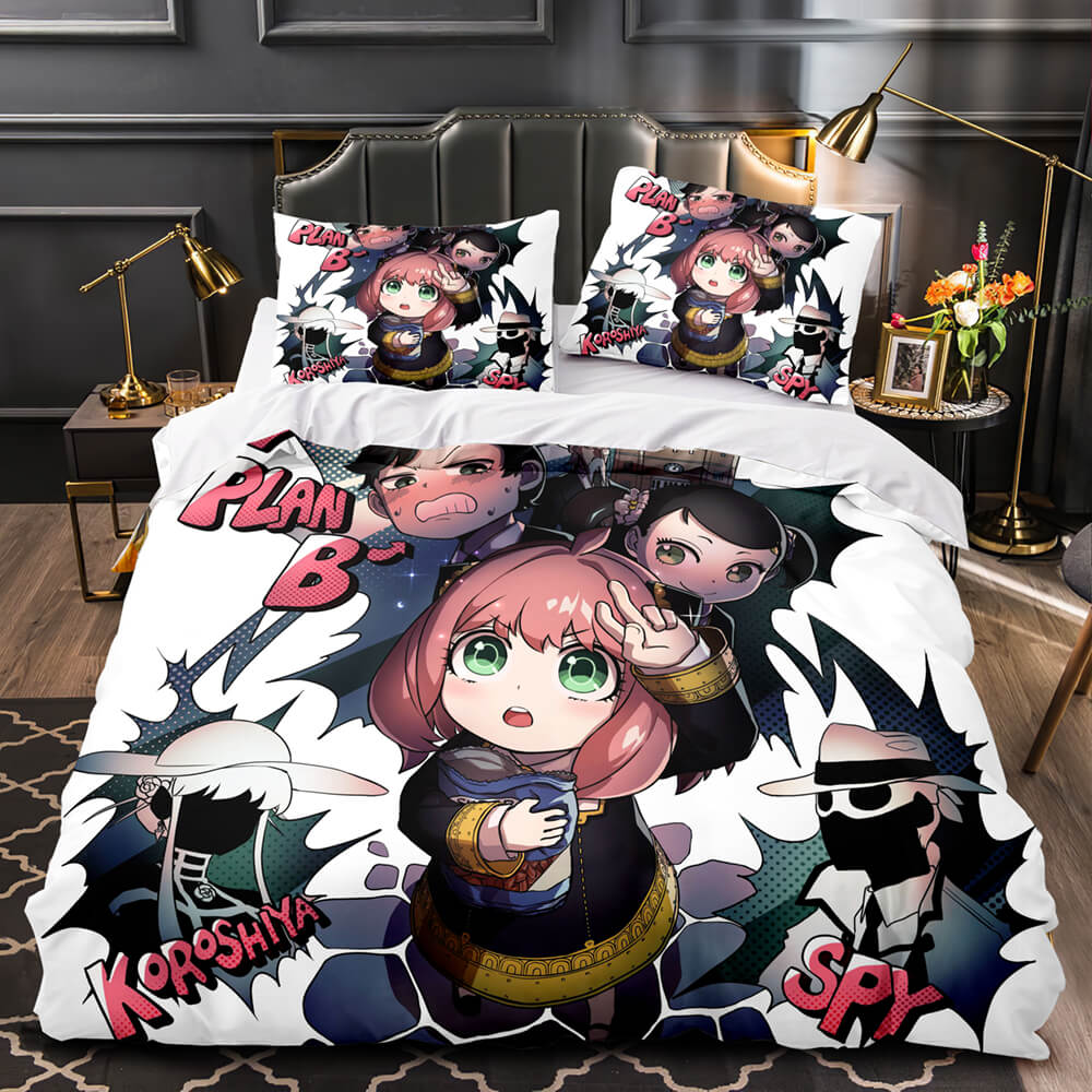 SPY×FAMILY Pattern Bedding Set Quilt Cover Without Filler (Online Order Only)