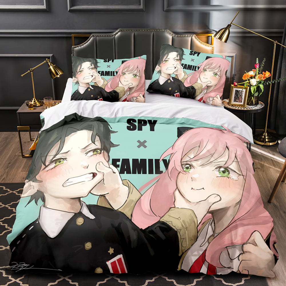 SPY×FAMILY Pattern Bedding Set Quilt Cover Without Filler (Online Order Only)