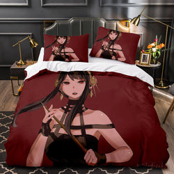 Anime SPY×FAMILY Pattern Bedding Set Quilt Cover Without Filler (Online Order Only)