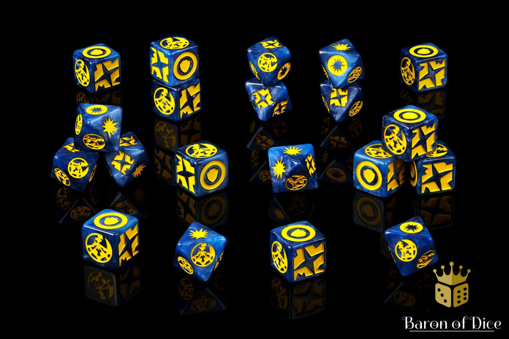 Capital Cartel Galactic Skirmish Dice - Set of 20 (ONLINE ORDER ONLY)