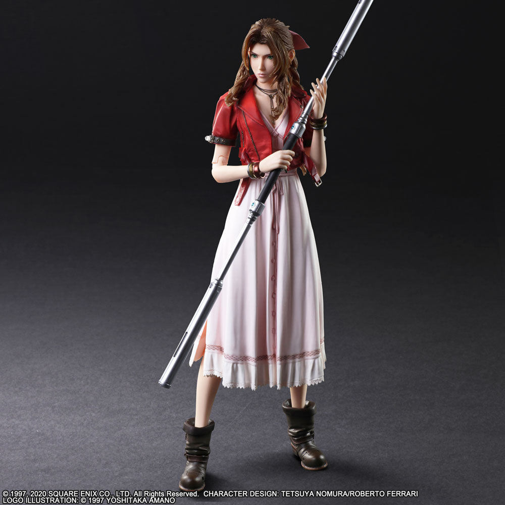 [PRE-ORDER] SQUARE ENIX: FINAL FANTASY® VII REMAKE PLAY ARTS -KAI- ™ - Aerith Gainsborough Action Figure (ONLINE ORDER ONLY)