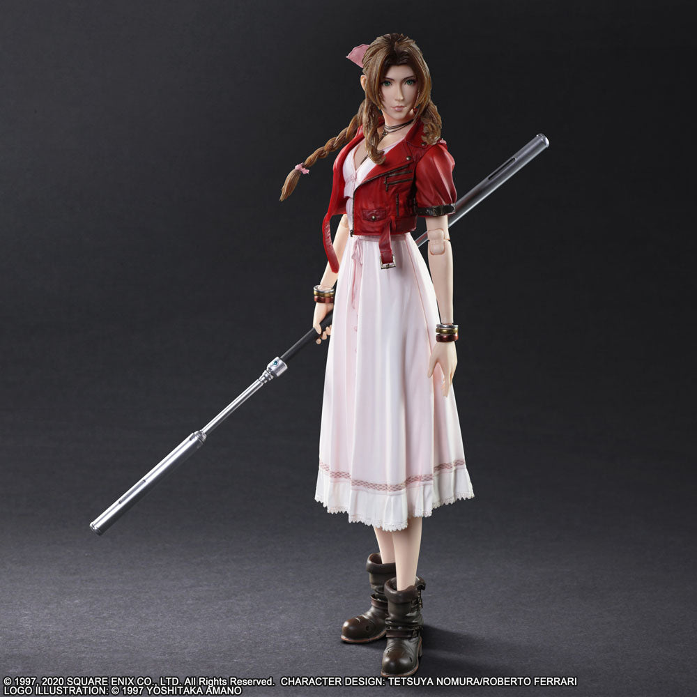 [PRE-ORDER] SQUARE ENIX: FINAL FANTASY® VII REMAKE PLAY ARTS -KAI- ™ - Aerith Gainsborough Action Figure (ONLINE ORDER ONLY)