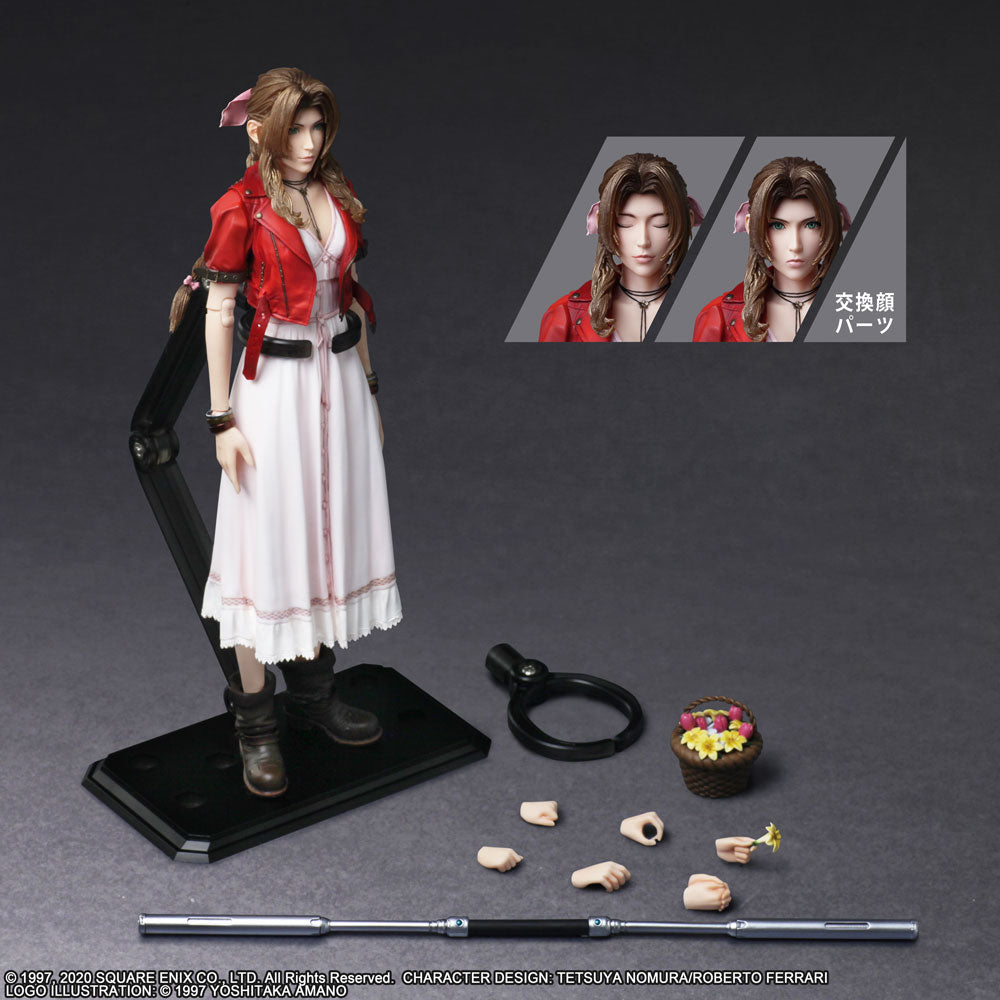 [PRE-ORDER] SQUARE ENIX: FINAL FANTASY® VII REMAKE PLAY ARTS -KAI- ™ - Aerith Gainsborough Action Figure (ONLINE ORDER ONLY)