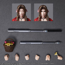 [PRE-ORDER] SQUARE ENIX: FINAL FANTASY® VII REMAKE PLAY ARTS -KAI- ™ - Aerith Gainsborough Action Figure (ONLINE ORDER ONLY)