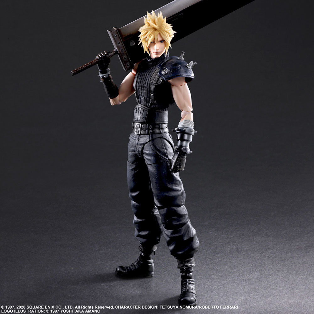 SQUARE ENIX: FINAL FANTASY® VII REMAKE PLAY ARTS -KAI- ™ - Cloud Strife (Version 2) Action Figure (ONLINE ORDER ONLY)