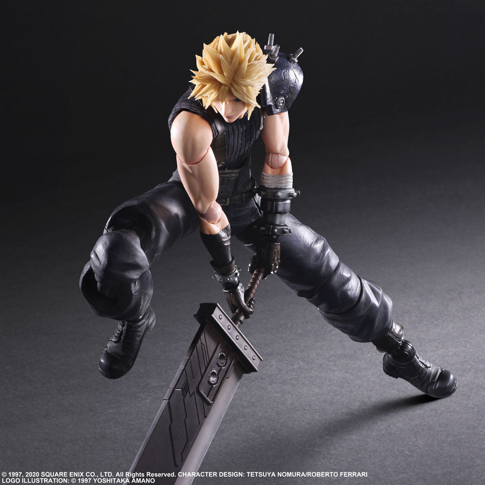 SQUARE ENIX: FINAL FANTASY® VII REMAKE PLAY ARTS -KAI- ™ - Cloud Strife (Version 2) Action Figure (ONLINE ORDER ONLY)