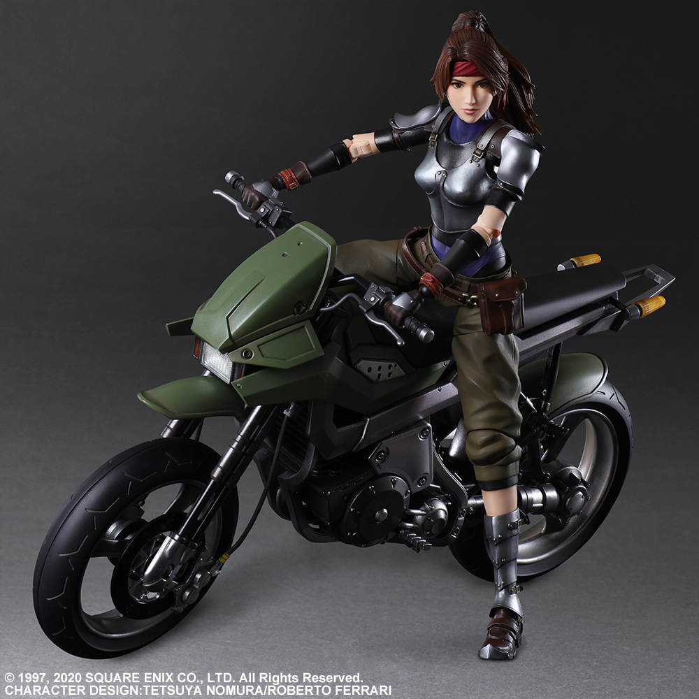 SQUARE ENIX: FINAL FANTASY VII REMAKE PLAY ARTS KAI - Jessie and Motorcycle Action Figure Set (ONLINE ORDER ONLY)