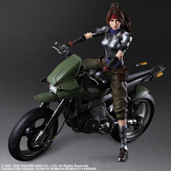 SQUARE ENIX: FINAL FANTASY VII REMAKE PLAY ARTS KAI - Jessie and Motorcycle Action Figure Set (ONLINE ORDER ONLY)