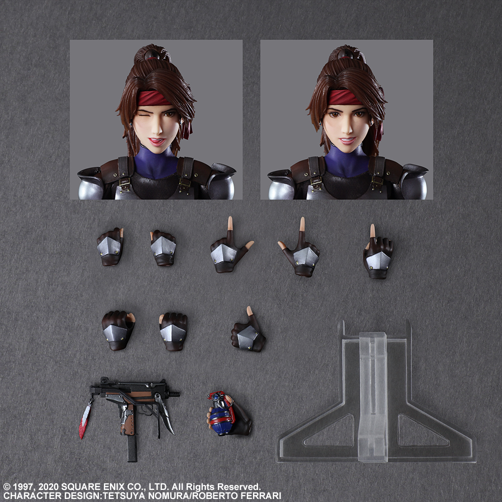 SQUARE ENIX: FINAL FANTASY VII REMAKE PLAY ARTS KAI - Jessie and Motorcycle Action Figure Set (ONLINE ORDER ONLY)