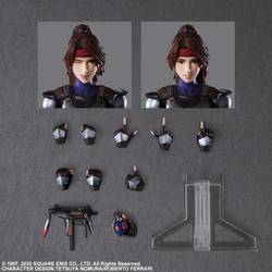 SQUARE ENIX: FINAL FANTASY VII REMAKE PLAY ARTS KAI - Jessie and Motorcycle Action Figure Set (ONLINE ORDER ONLY)