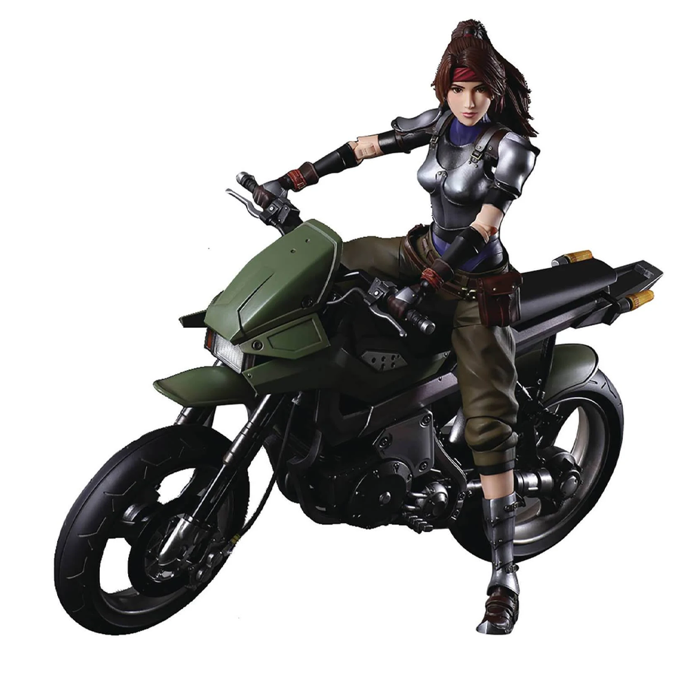 SQUARE ENIX: FINAL FANTASY VII REMAKE PLAY ARTS KAI - Jessie and Motorcycle Action Figure Set (ONLINE ORDER ONLY)