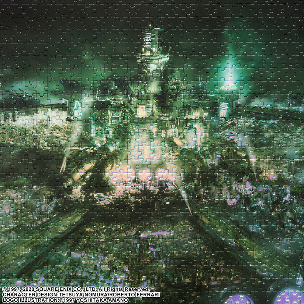 SQUARE ENIX: Final Fantasy 7 Remake - Midgar Key Art 1000 Piece Jigsaw Puzzle (ONLINE ORDER ONLY)