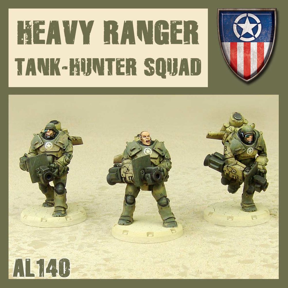 DUST 1947: Heavy Rangers Tank Hunter Squad (ONLINE ORDER ONLY)