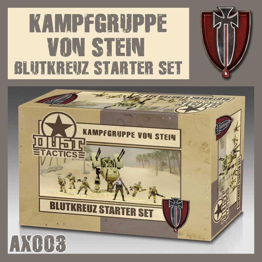 DUST 1947: Kampfgruppe Von Stein Blutkreuz Starter Set (ONLINE ORDER ONLY)