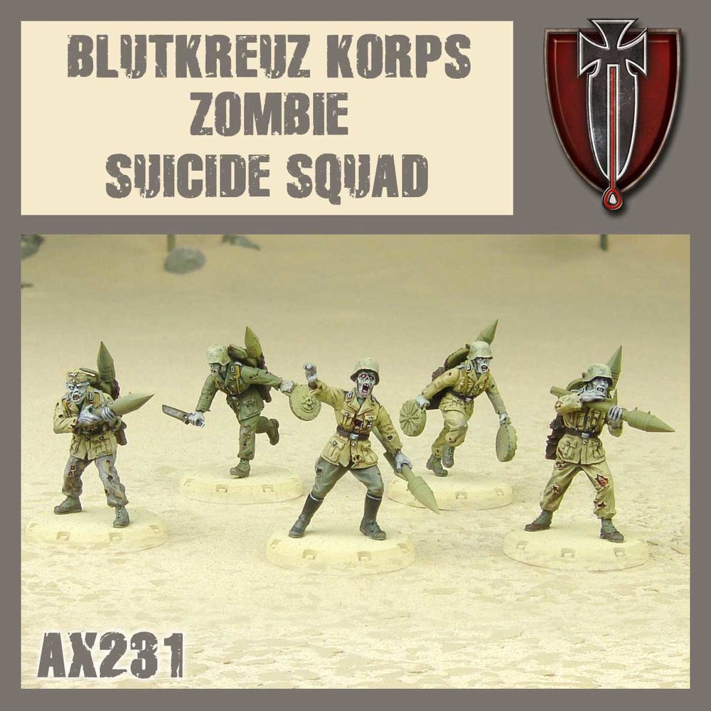 DUST 1947: Blutkreuz Korps Zombie Suicide Squad (ONLINE ORDER ONLY)