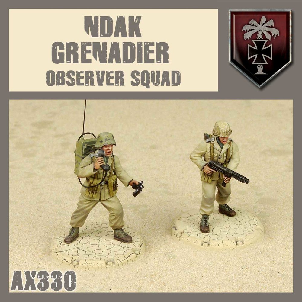 DUST 1947: NDAK Grenadier Observer Squad (ONLINE ORDER ONLY)