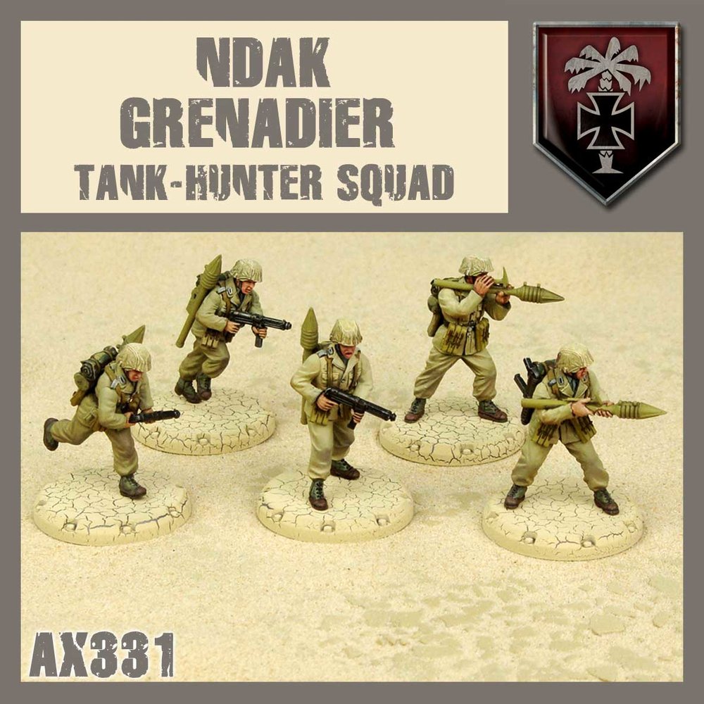 DUST 1947: NDAK Grenadier Tank Hunter Squad (ONLINE ORDER ONLY)