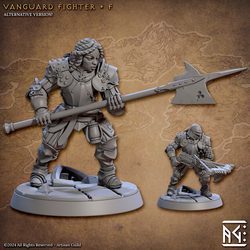 3D Printed Artisan Guild Vanguard Fighters Vanguard Fighters Set 28mm 32mm (Online Only)
