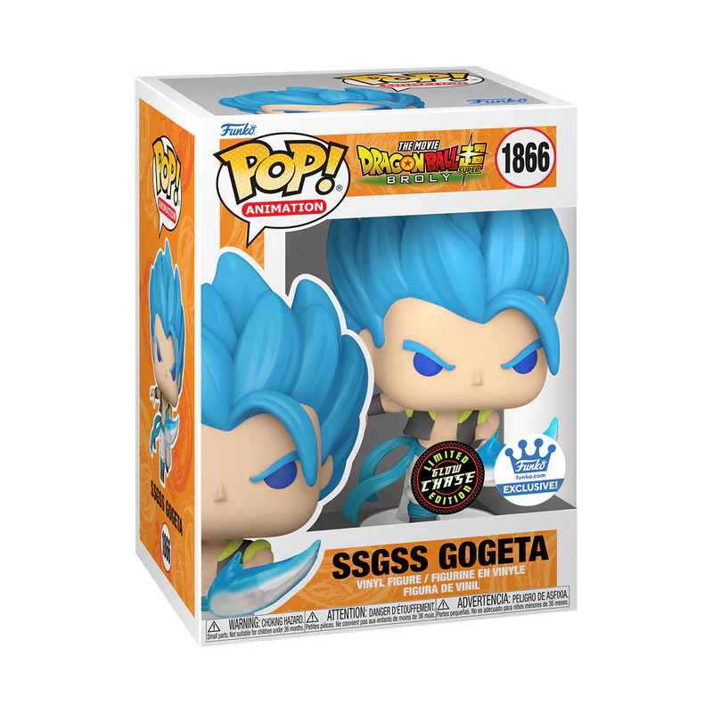 PREORDER (Estimated Arrival FEBRUARY 2025) POP! Animation: Dragon Ball Super - SSGSS Gogeta (Glow in the Dark | CHASE) Funko Shop Exclusive (ONLINE ORDER ONLY)
