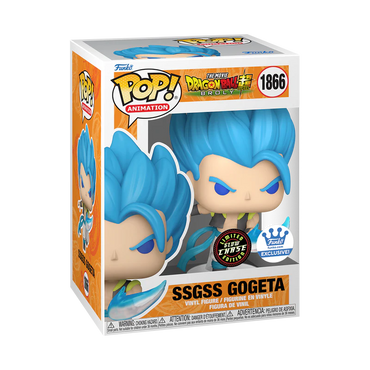 PREORDER (Estimated Arrival FEBRUARY 2025) POP! Animation: Dragon Ball Super - SSGSS Gogeta (Glow in the Dark | CHASE) Funko Shop Exclusive (ONLINE ORDER ONLY)