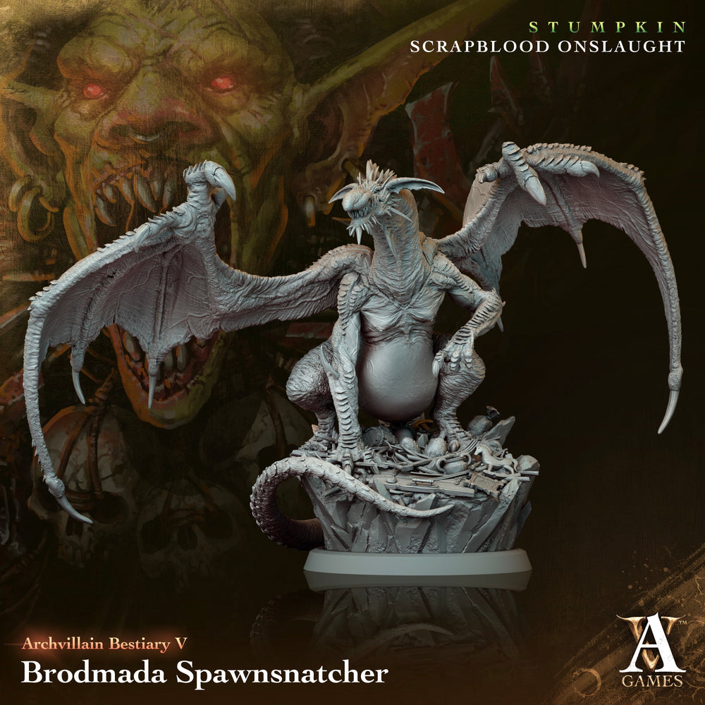 3D Printed Archvillain Games Archvillain Bestiary Vol. V Brodmada Spawnsnatcher 28 32mm D&D (Online Only)