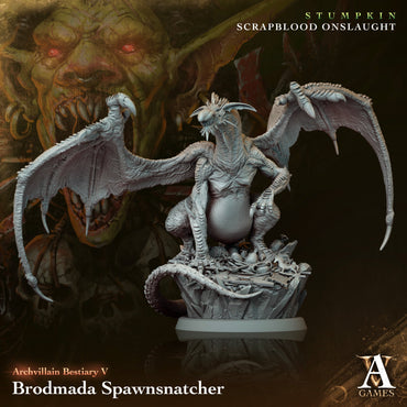 3D Printed Archvillain Games Archvillain Bestiary Vol. V Brodmada Spawnsnatcher 28 32mm D&D (Online Only)