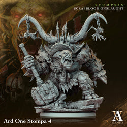 3D Printed Archvillain Games Ard One Stompa Stumpkin Scrapblood Onslaught 28 32mm D&D (Online Only)