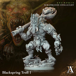 3D Printed Archvillain Games Blackspring Troll Stumpkin Scrapblood Onslaught 28 32mm D&D (Online Only)