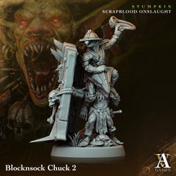 3D Printed Archvillain Games Blocknsock Chucks Stumpkin Scrapblood Onslaught 28 32mm D&D (Online Only)