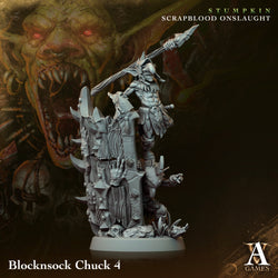 3D Printed Archvillain Games Blocknsock Chucks Stumpkin Scrapblood Onslaught 28 32mm D&D (Online Only)