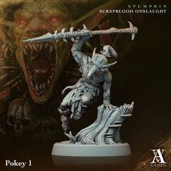 3D Printed Archvillain Games Pokeys Stumpkin Scrapblood Onslaught 28 32mm D&D (Online Only)