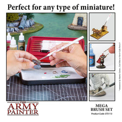 Army Painter Tools: Mega Brush Set (ONLINE ORDER ONLY)