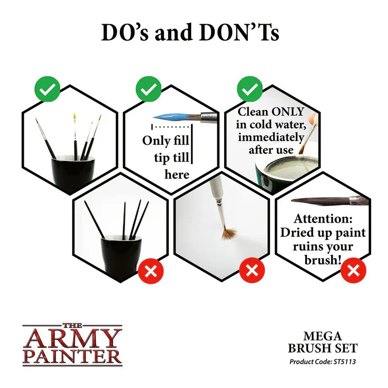 Army Painter Tools: Wargamer Brush - Basecoating 5 (ONLINE ORDER ONLY)