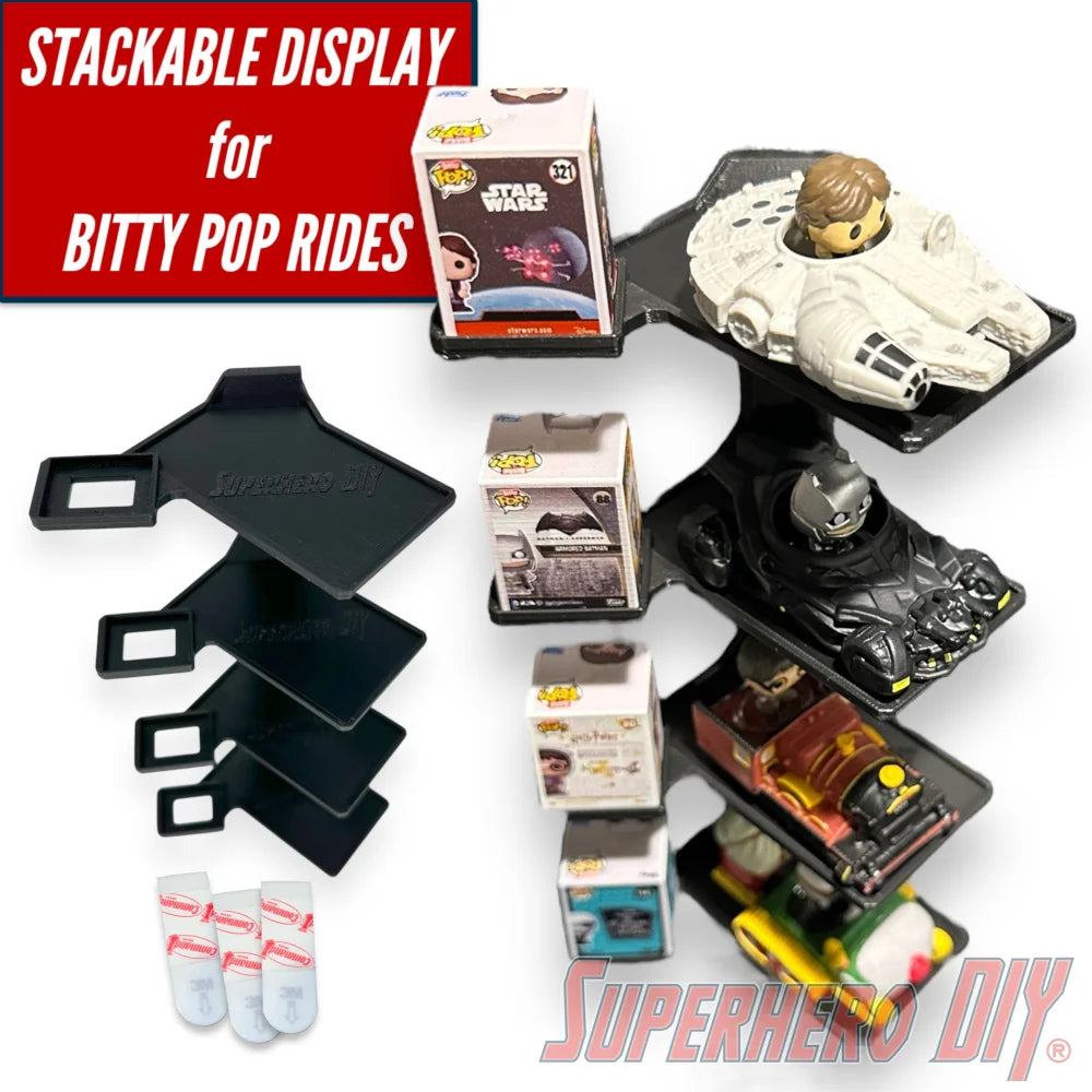 STACKABLE Floating Shelf for Bitty Pop Rides (ONLINE ORDER ONLY)