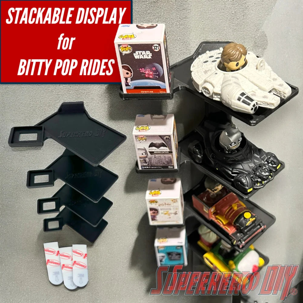 STACKABLE Floating Shelf for Bitty Pop Rides (ONLINE ORDER ONLY)