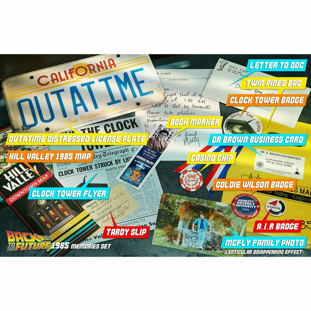 Back to the Future Time Travel Memories Kit - Standard Edition prop replicas (ONLINE ORDER ONLY)