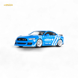 Liberty64 Ford Mustang GT Widebody Modified - A d i d a s Clover 1:64 (ONLINE ORDER ONLY)