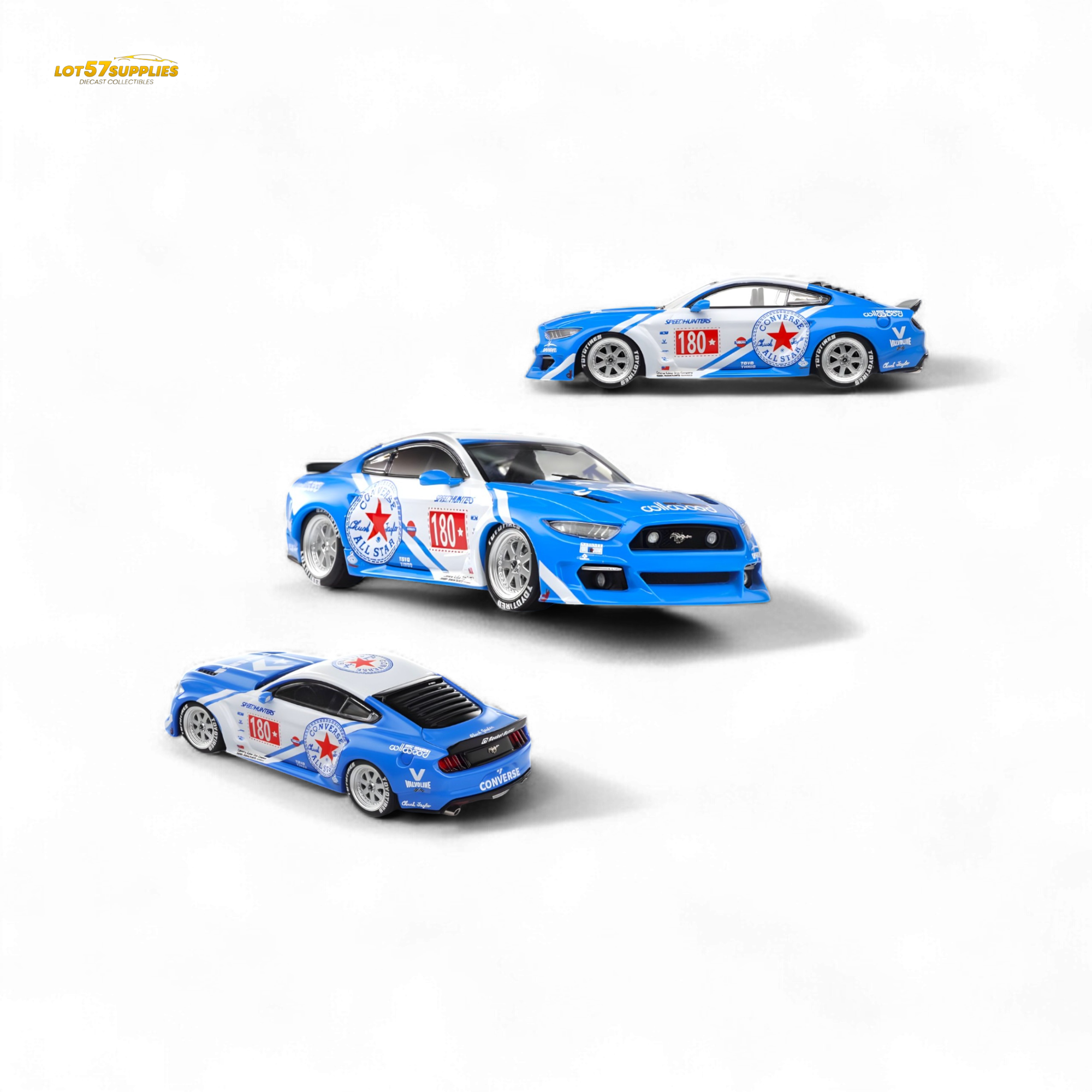 Liberty64 Ford Mustang GT Widebody Modified - C o n v e r s e 1:64 (ONLINE ORDER ONLY)