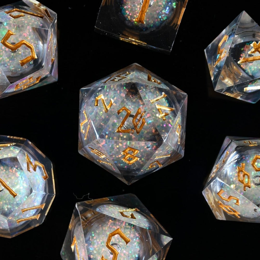 Starry Wisp Liquid Core Dice Set (ONLINE ORDER ONLY)