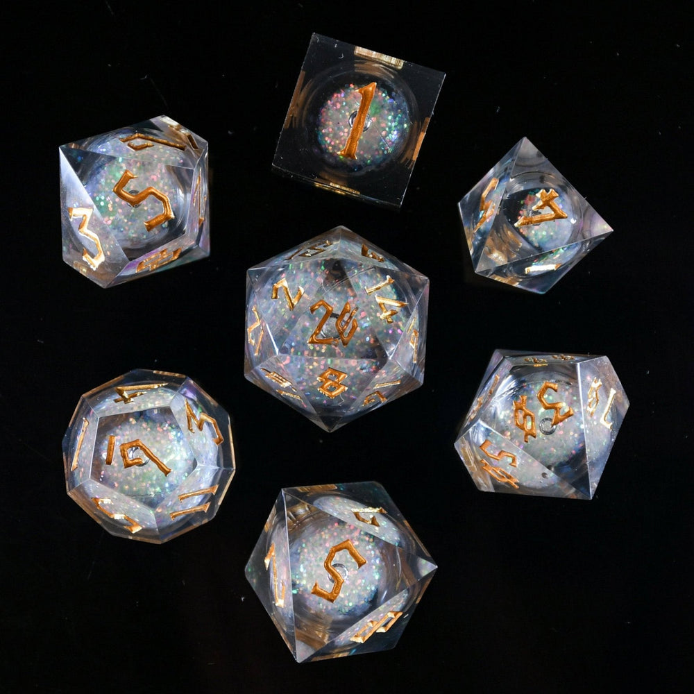 Starry Wisp Liquid Core Dice Set (ONLINE ORDER ONLY)