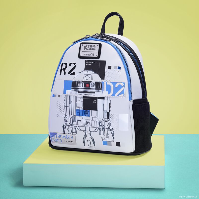 Loungefly Star Wars: The Power of the Force R2-D2 Astromech Droid Light Up Mini Backpack (Online Order Only)