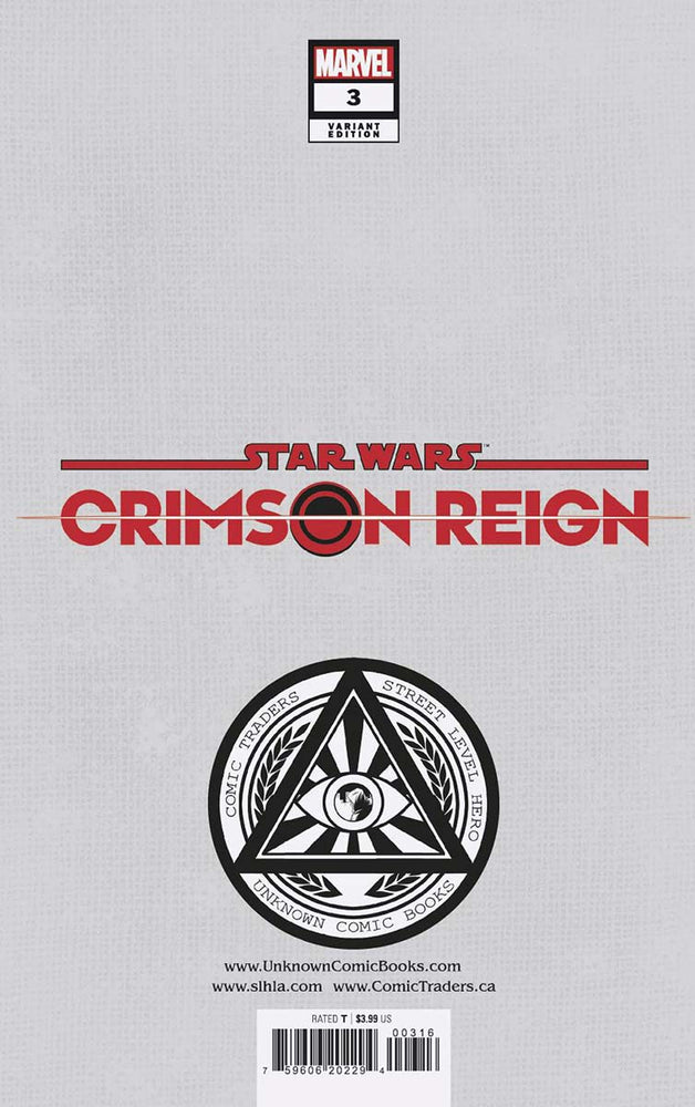 Star Wars: Crimson Reign 3 Unknown Comics Tyler Kirkham Exclusive Virgin Var (03/09/2022) (Online Order Only)