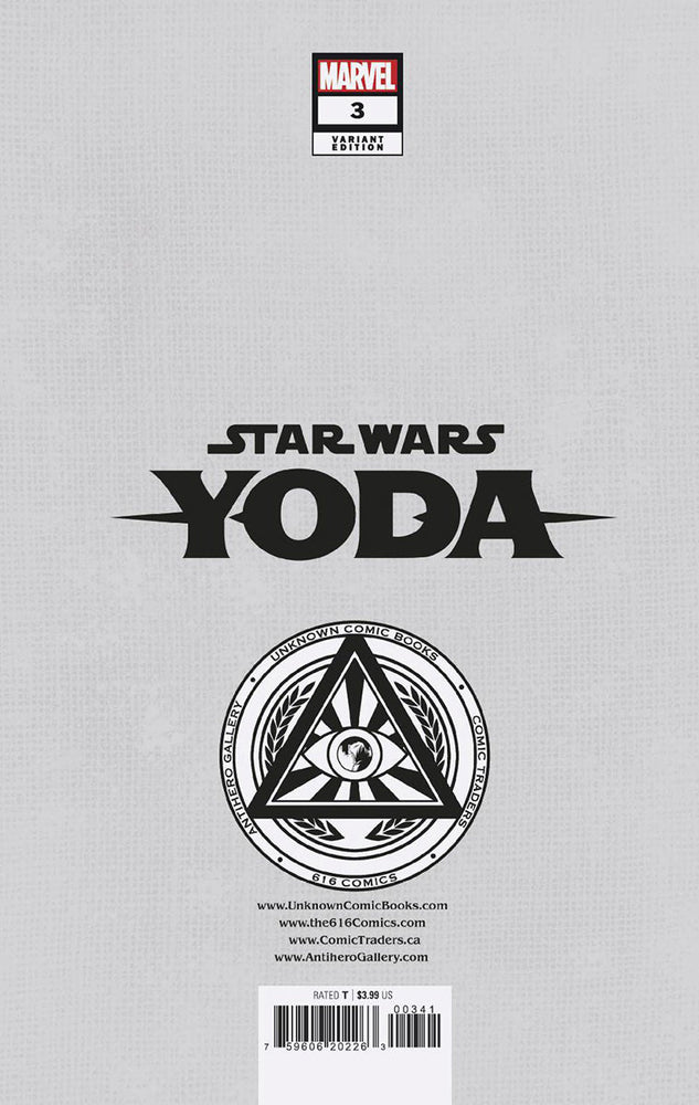 Star Wars: Yoda #3 Unknown Comics Rickie Yagawa Exclusive Virgin Var (01/25/2023) (ONLINE ORDER ONLY)
