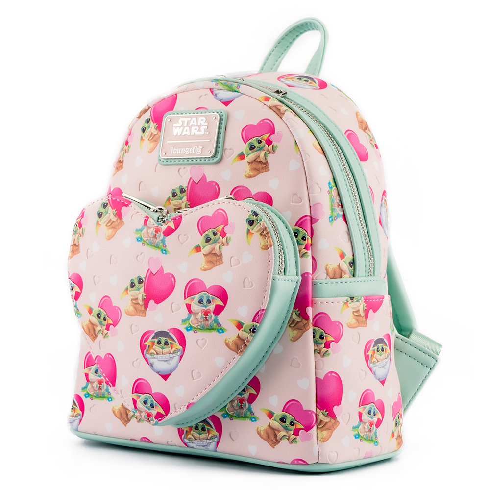 Loungefly: The Mandalorian - Grogu Valentines Backpack (ONLINE ORDER ONLY)